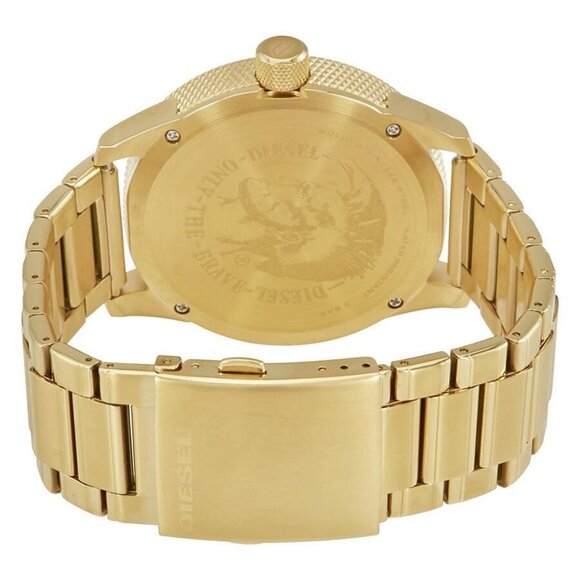 NWT Authentic Diesel Rasp Gold Dial Men's Watch - Picture 4 of 4